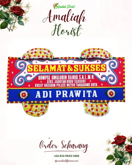Papan Bunga Ucapan Selamat Punia